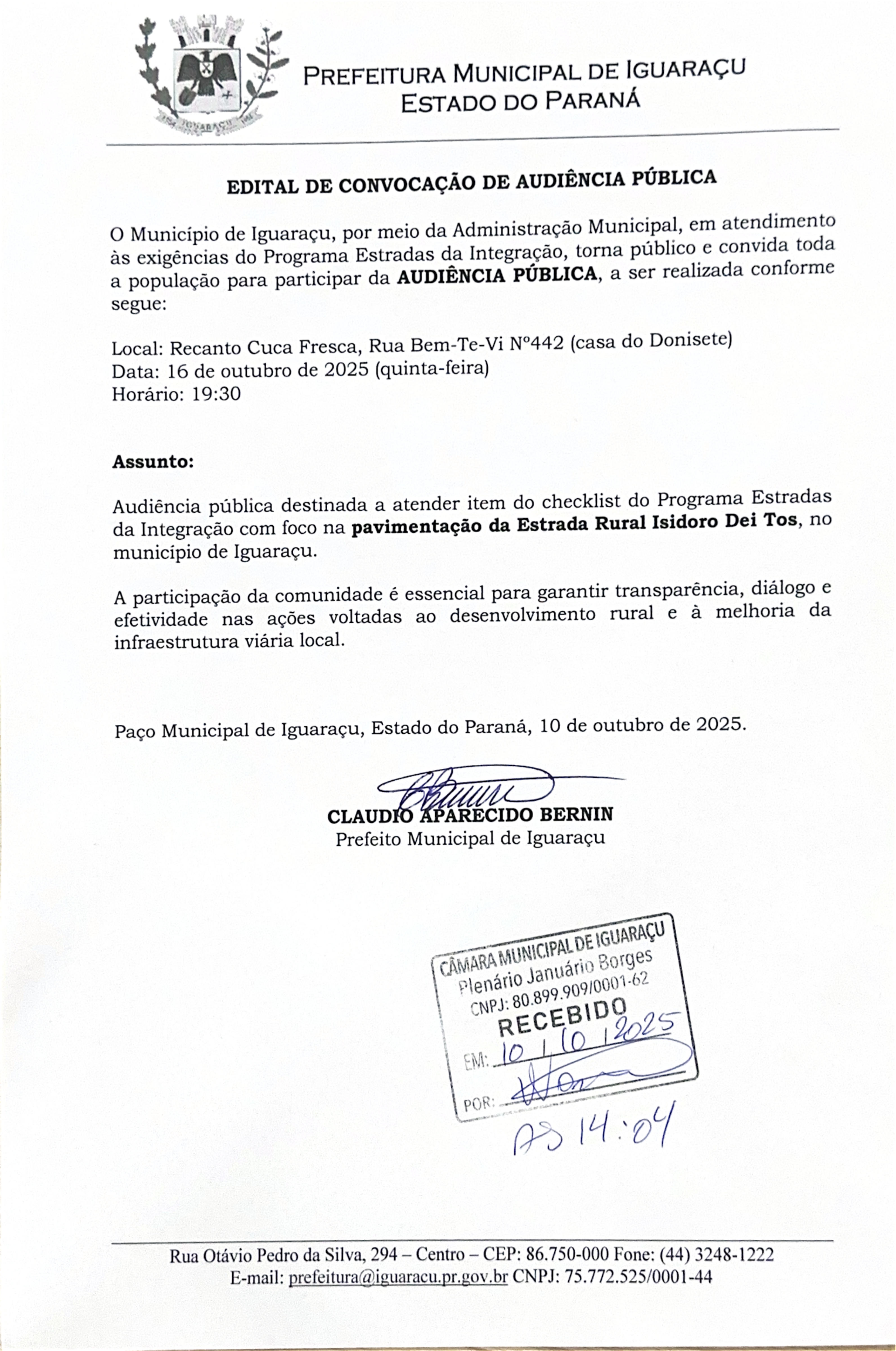 AUDIÊNCIA
