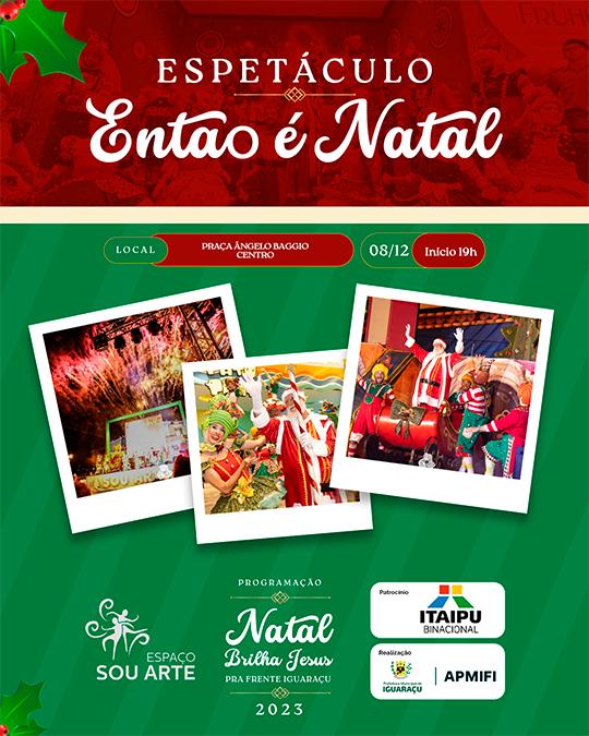 Natal Brilha Jesus de Iguaraçu acontece nesta sexta-feira (01) com a abertura, às 19h