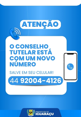 NOVO NÚMERO DO CONSELHO TUTELAR